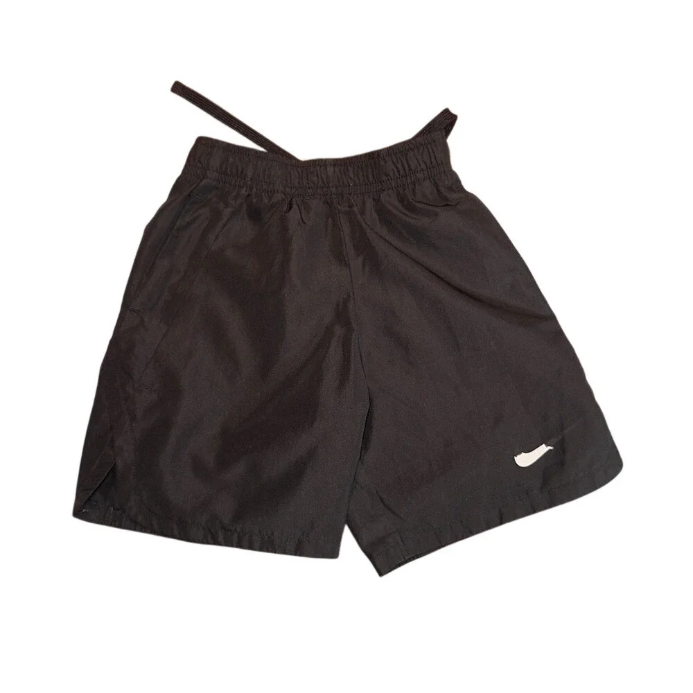 Nike‎ Boys Black Dri-FIT Athletic Shorts Size 5 Kids Training Gym Activewear